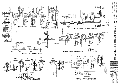 40-B ; Gates Radio & Supply (ID = 752756) Ampl/Mixer