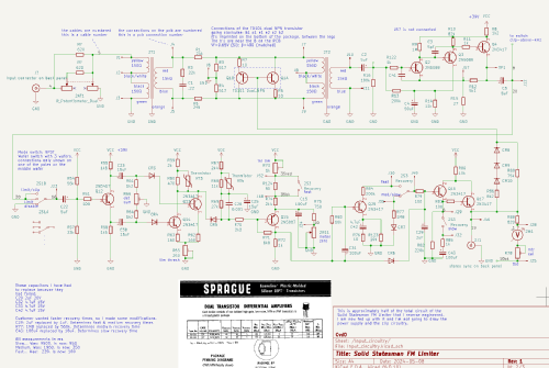 Solid Statesman FM Limiter 994-6631-005; Gates Radio & Supply (ID = 3033428) Diverses