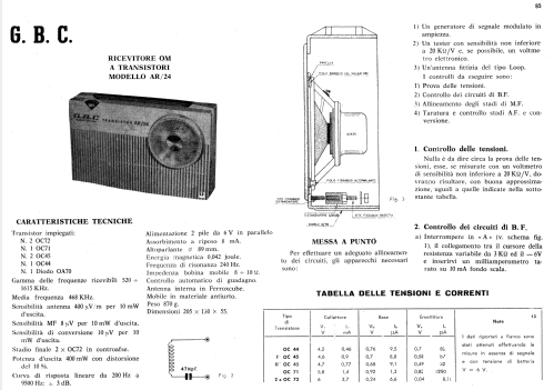 Hooray AR/24; GBC; Milano (ID = 790592) Radio