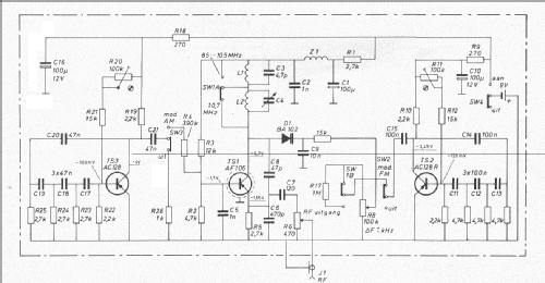 FM-Signal-Generator UK460 Kit Amtron, High-Kit, Amtroncraft; Milano ...