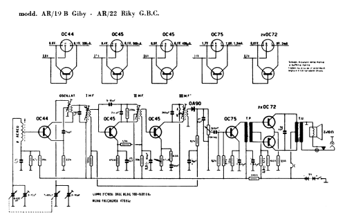 Riky AR/22; GBC; Milano (ID = 2918011) Radio