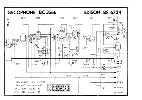 Superhet AVC 6 BC3566; GEC, General (ID = 571062) Radio