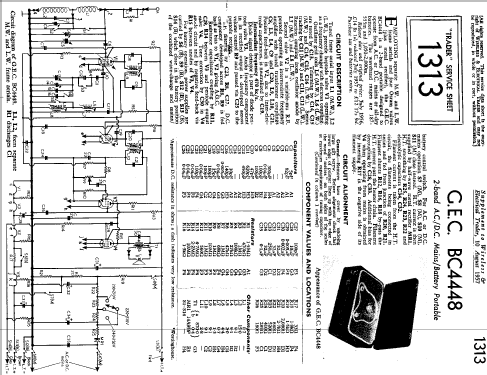 BC4448; GEC, General (ID = 424771) Radio