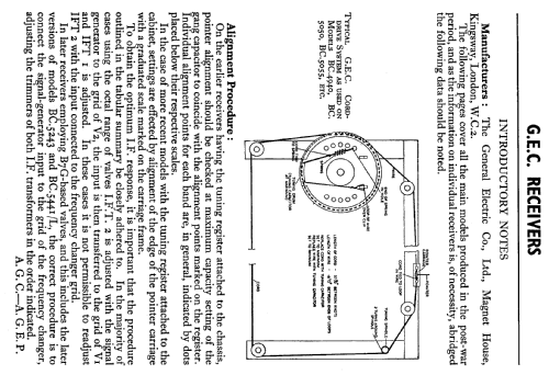 BC5243; GEC, General (ID = 274911) Radio