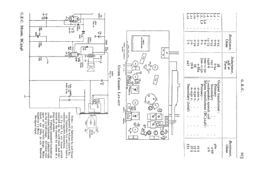 BC5246; GEC, General (ID = 549696) Radio