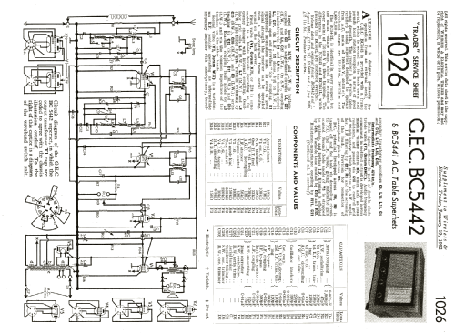 BC5441; GEC, General (ID = 1016465) Radio