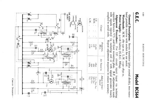 BC564; GEC, General (ID = 597294) Radio