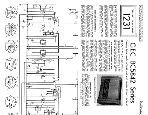 BC5842; GEC, General (ID = 2284973) Radio