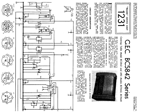 BC5842; GEC, General (ID = 472555) Radio