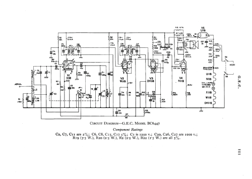 BC6447; GEC, General (ID = 575990) Radio