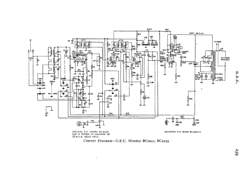 BC9041; GEC, General (ID = 531376) Radio