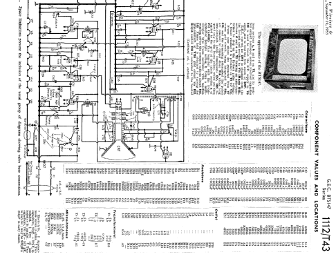 BT5147; GEC, General (ID = 1026615) Television