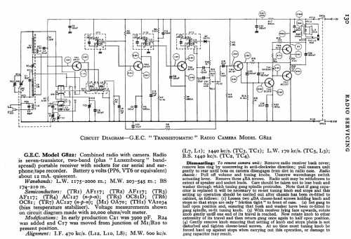 Transistomatic Radio Camera G822; GEC, General (ID = 775078) Radio