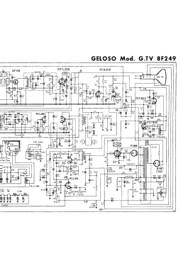 GTV-8F249; Geloso SA; Milano (ID = 2569779) Television