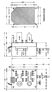 Gruppo Sintonizzatore TV CAT. N. 7841; Geloso SA; Milano (ID = 2827392) Converter