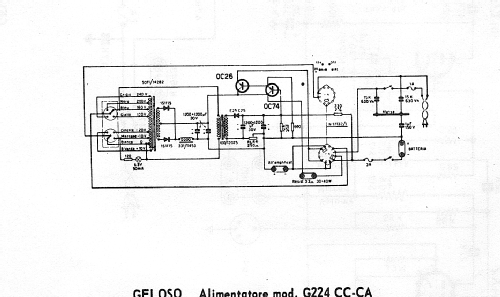 Alimentatore G224; Geloso SA; Milano (ID = 2611776) Strom-V