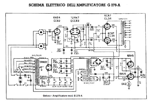 Amplificatore di Potenza G 279 A; Geloso SA; Milano (ID = 2990819) Ampl/Mixer