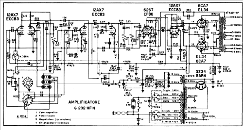 Amplificatore di Alta Fedeltà G232-HFN; Geloso SA; Milano (ID = 396841) Ampl/Mixer