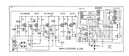 Amplificatore G. 230; Geloso SA; Milano (ID = 2990816) Ampl/Mixer