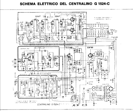 Centralino G1524C; Geloso SA; Milano (ID = 398394) Radio