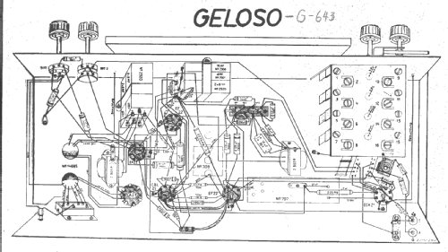 de luxe G643; Geloso SA; Milano (ID = 17777) Radio