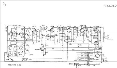 G152; Geloso SA; Milano (ID = 179816) Radio