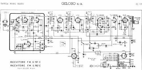 G191E ; Geloso SA; Milano (ID = 2185121) Radio