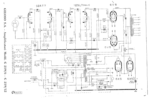 G219PA; Geloso SA; Milano (ID = 891038) Ampl/Mixer