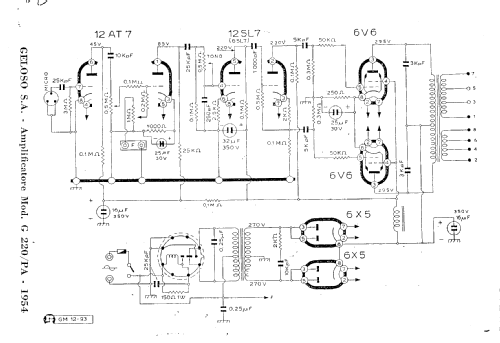 G220PA; Geloso SA; Milano (ID = 891039) Ampl/Mixer