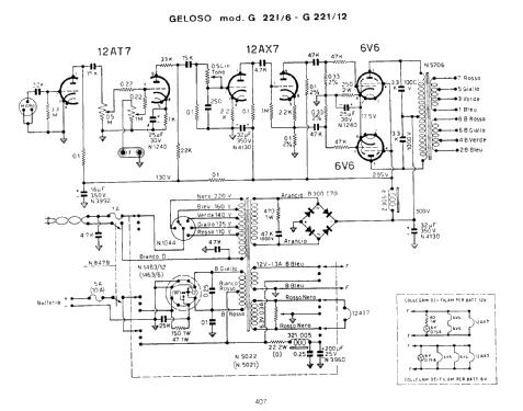 G221A; Geloso SA; Milano (ID = 891040) Ampl/Mixer