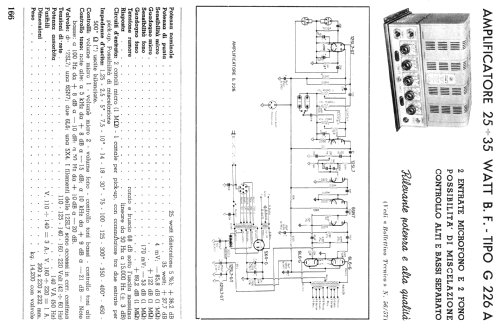 G226A; Geloso SA; Milano (ID = 141768) Ampl/Mixer