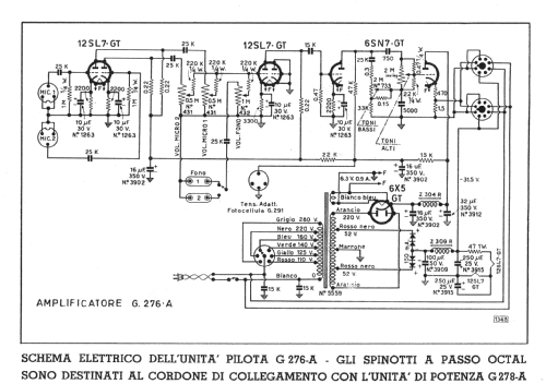 G276A; Geloso SA; Milano (ID = 143727) Ampl/Mixer