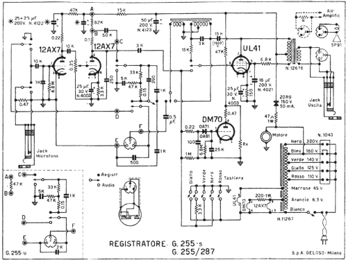 G287-V; Geloso SA; Milano (ID = 386267) R-Player