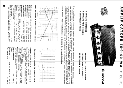 G3272-A; Geloso SA; Milano (ID = 691455) Ampl/Mixer