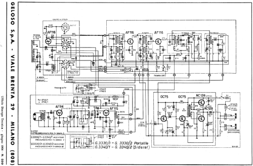 G3340/2; Geloso SA; Milano (ID = 757756) Radio