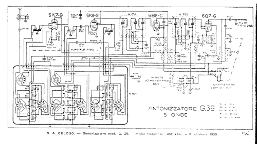 G39; Geloso SA; Milano (ID = 891113) Radio