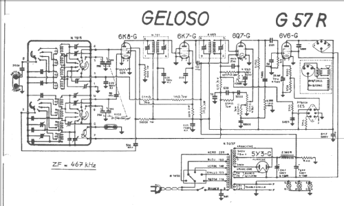 G57R-S; Geloso SA; Milano (ID = 17760) Radio