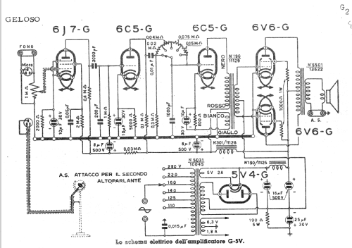 G5V; Geloso SA; Milano (ID = 179906) Ampl/Mixer