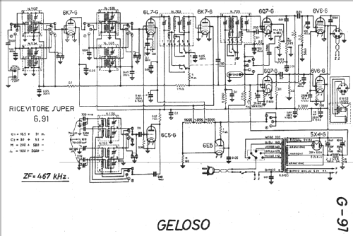 G97; Geloso SA; Milano (ID = 17771) Radio