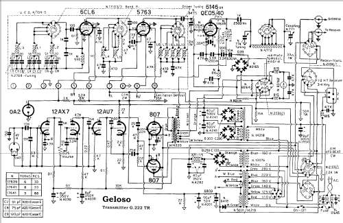 G 222-TR; Geloso SA; Milano (ID = 71811) Amateur-T