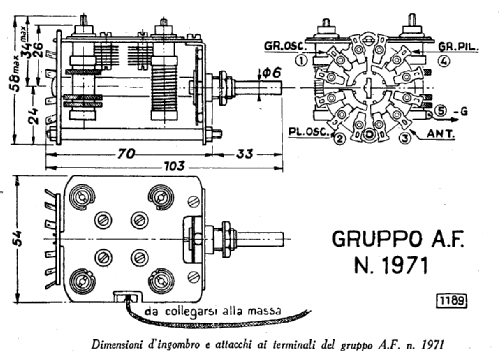 Gruppo Alta Frequenza 1971; Geloso SA; Milano (ID = 2986863) mod-past25