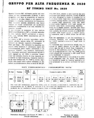 Gruppo Alta Frequenza 2620; Geloso SA; Milano (ID = 3074323) mod-past25