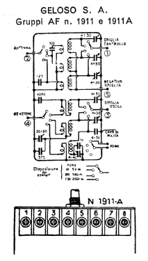 Gruppo per Alta Frequenza 1911-1911A; Geloso SA; Milano (ID = 2773470) mod-past25