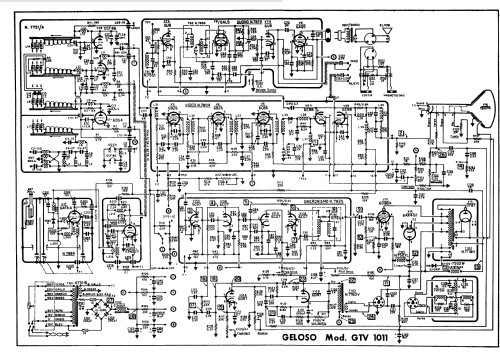 GTV1011; Geloso SA; Milano (ID = 2372753) Televisore