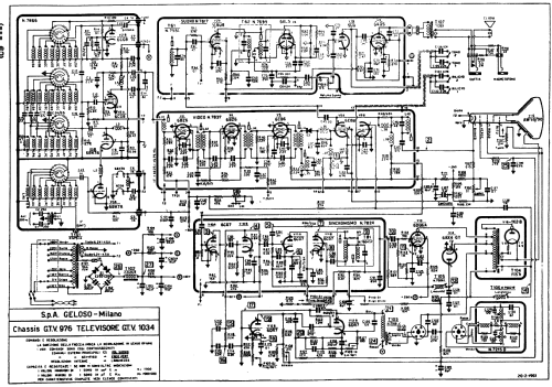 GTV1034 Ch= GTV976; Geloso SA; Milano (ID = 404455) Television