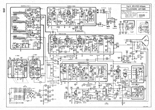 GTV 1320; Geloso SA; Milano (ID = 2501205) Television