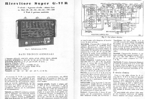 Super G-77 RST; Geloso SA; Milano (ID = 2594228) Radio