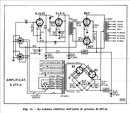 Unità di potenza G277A; Geloso SA; Milano (ID = 392121) Ampl/Mixer