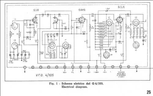 VFO G4/105; Geloso SA; Milano (ID = 229098) Amateur-D