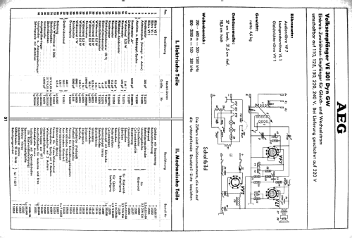 Volksempfänger VE 301 Dyn GW; Gemeinschaftserzeugn (ID = 65124) Radio